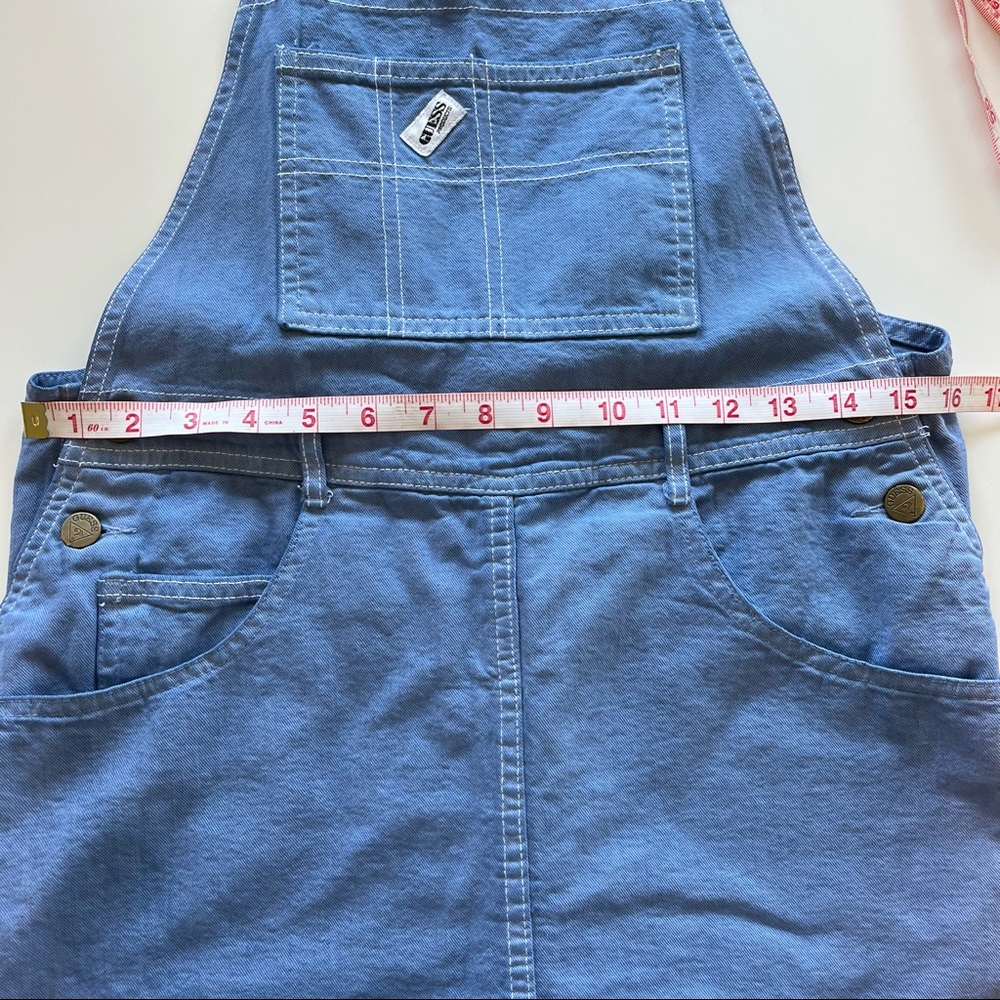 Vintage 1980’s Guess Overall Mini Dress Size 3 - Picture 9 of 13